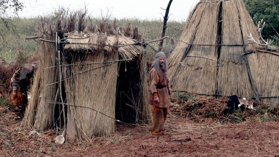 Uwaga: to nie jest zdjęcie z czasów Doggerlandu. Wtedy jeszcze nie było aparatów fotograficznych. To jest rekonstrukcja.