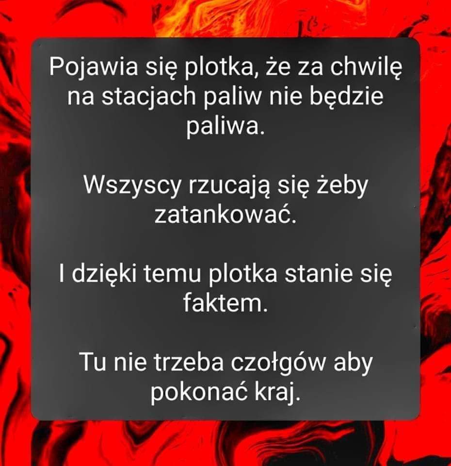 WOJNA INFORMACYJNA: 10 ZŁ ZA PALIWO I INNE&nbsp;FEJKI