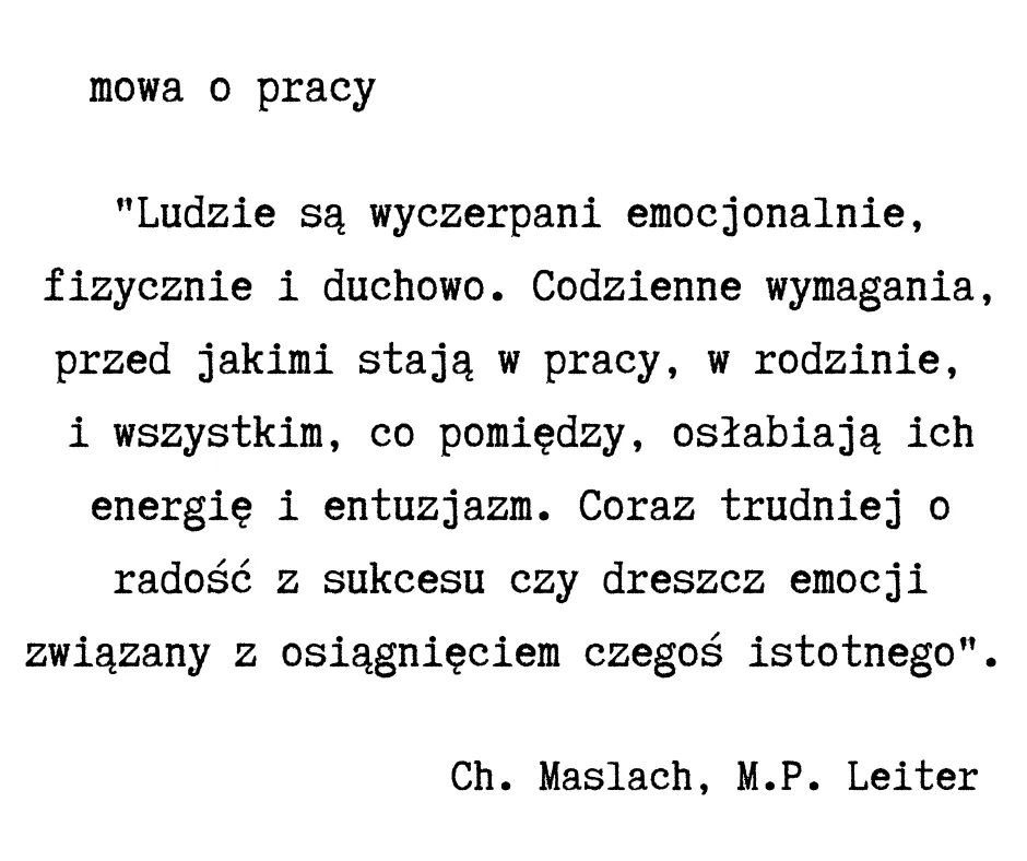 PO CO TO WSZYSTKO? CZY WIESZ, PO CO ŻYJESZ?