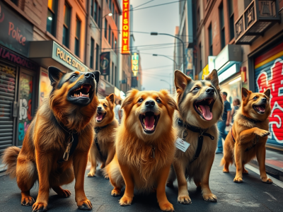 IDENTYFIKUJĄ SIĘ JAKO PSY i SZCZEKAJĄ NA&nbsp;ULICY