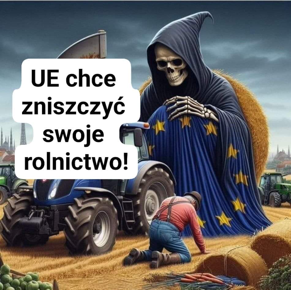 UE CELOWO NISZCZY ROLNICTWO! PLAN&nbsp;RUSZYŁ!