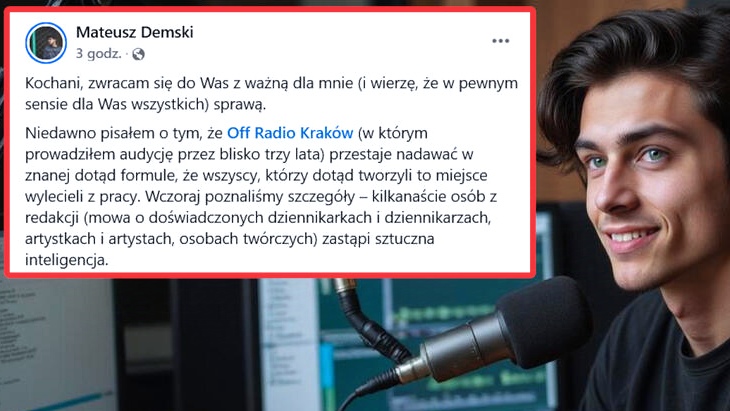 RADIO ZASTĄPIŁO LUDZI SZTUCZNĄ&nbsp;INTELIGENCJĄ!