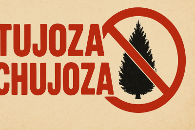 TUJE: OHYDNY „ZIELONY BETON” W&nbsp;OGRODZIE!