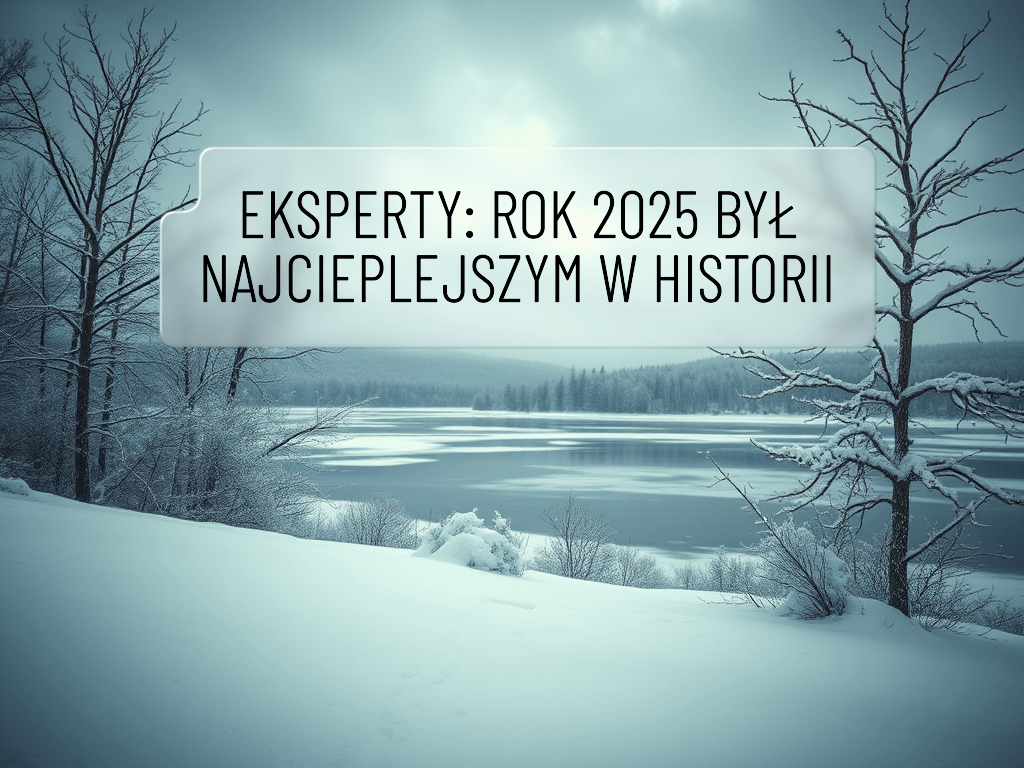 EKSPERTY: 2025 BYŁ NAJCIEPLEJSZY W&nbsp;HISTORII